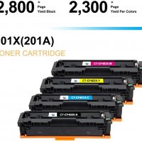 Голям Комплект тонер касети за принтер HP и HP Color LaserJet Pro Нови, снимка 3 - Други - 33791162