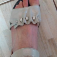 Сребристи сандали на "МАТ СТАР", снимка 11 - Сандали - 40699981
