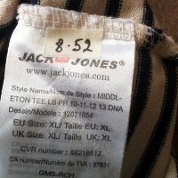 JACK & JONES MIDDL-ETON TEE Размер L блуза с дълъг ръкав 8-52, снимка 12 - Блузи - 40633910