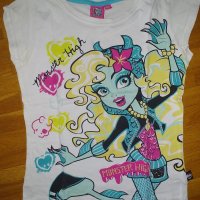 Две тениски на Monster High, р.152, снимка 6 - Детски тениски и потници - 40450186