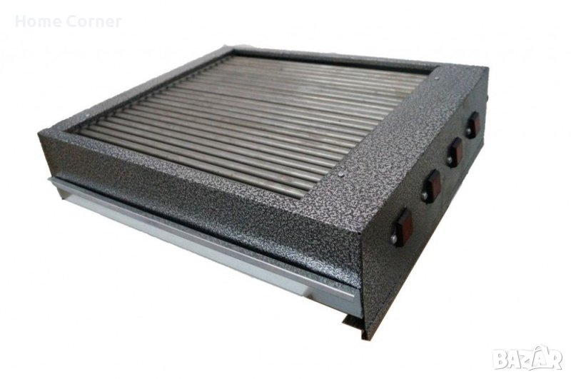 Професионална електрическа скара, 4000W с 4 ключа, 15х50х60см, снимка 1