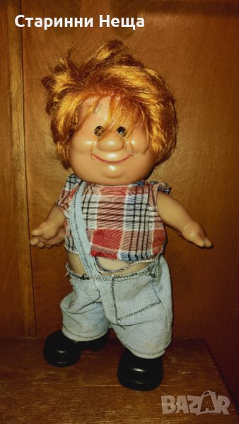 Редка голяма стара кукла Карлсон старинна кукла, снимка 1