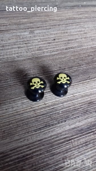 Акрилни флешове с черепче, снимка 1