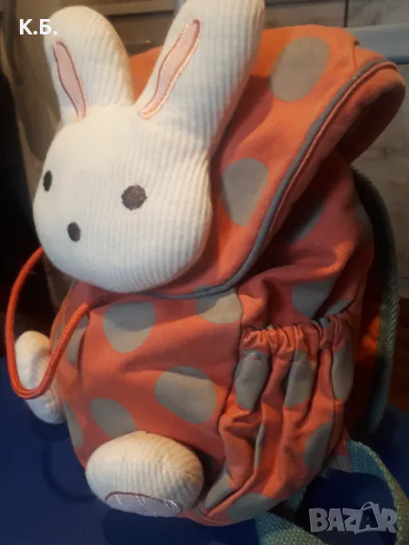 Бебешка раничка ,,Зайче" 🐰🥕🐰, снимка 1