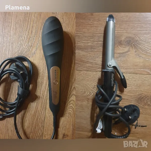 Маша за къдрици и четка за изправяне, снимка 1