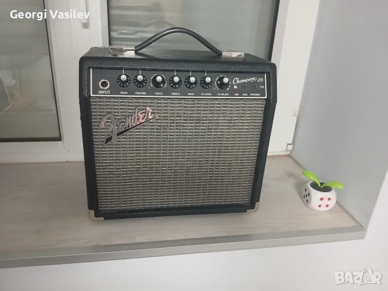 Усливател (кубе) за електрическа китара Fender Champion 20, комбо, снимка 1
