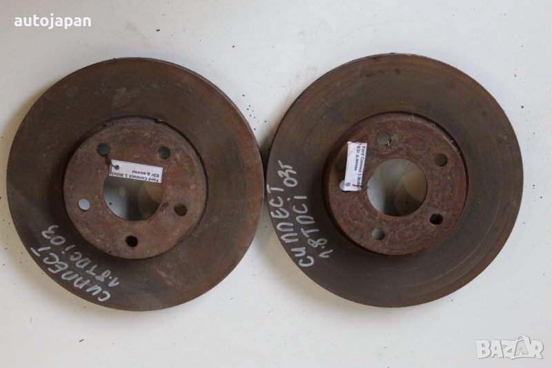Предни спирачни дискове Форд кънект 1.8тдци 03г Ford connect 1.8tdci 2003, снимка 1