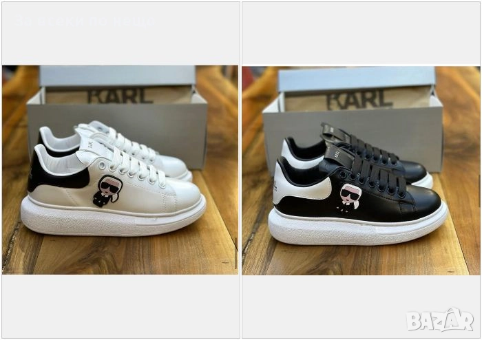 Karl Lagerfeld Унисекс Маратонки👟Дамски Маратонки👟Мъжки Спортни Обувки Карл Лагерфелд Код LFS668, снимка 1