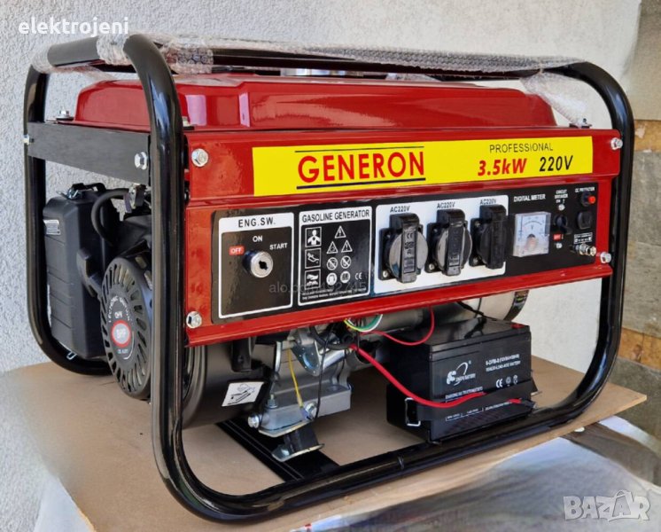 Генератор за ток - 3.5 KW MAX.бензин Генератори, снимка 1