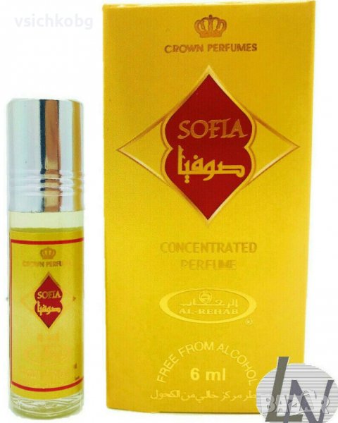 Арабско олио парфюмно масло Al Rehab SOFIA 6ml  аромат на лилии, рози, божури, лимонена трева Ориент, снимка 1