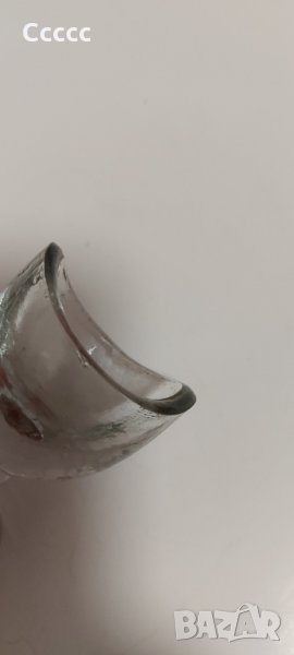 Ретро  стъклена чаша за лечение  на очни заболявания , снимка 1