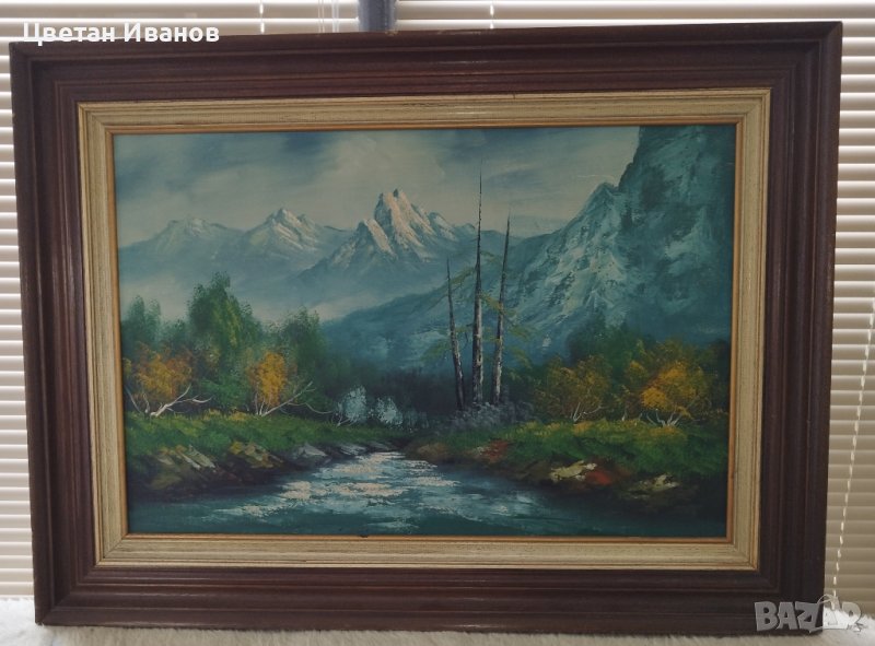 Рисувана картина с размери 97/72, снимка 1