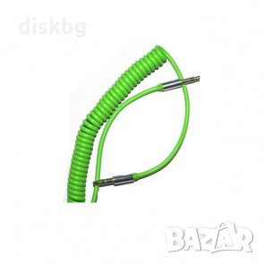 Нов еластичен кабел 3.5мм ст. жак М на 3.5мм ст. жак М, DeTech, снимка 1