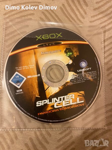 Splinter Cell Xbox Classic. Перфектен като нов!, снимка 1