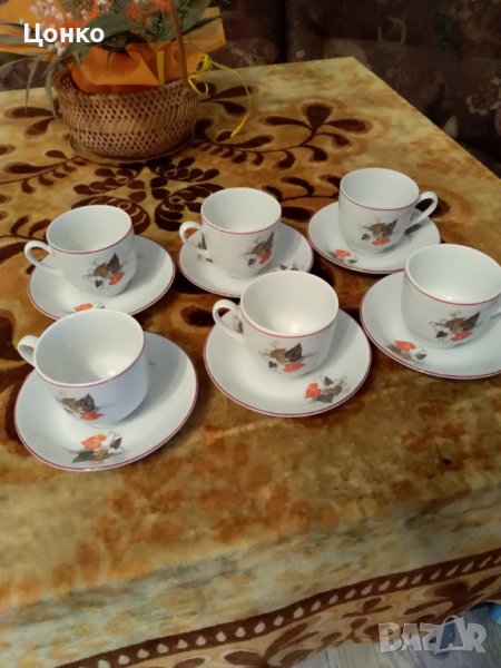 Български порцелан-чаши за кафе, снимка 1