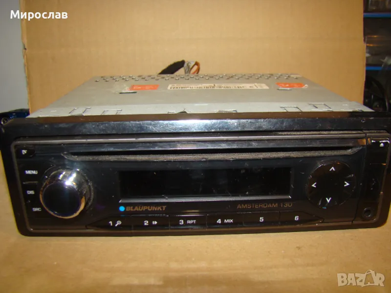 BLAUPUNKT  AMSTERDAM 130 АВТО РАДИО КАСЕТОФОН CD USB , снимка 1