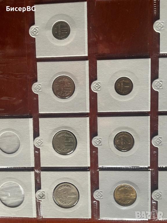 ПЪЛЕН ЛОТ МОНЕТИ 1962 г, снимка 1
