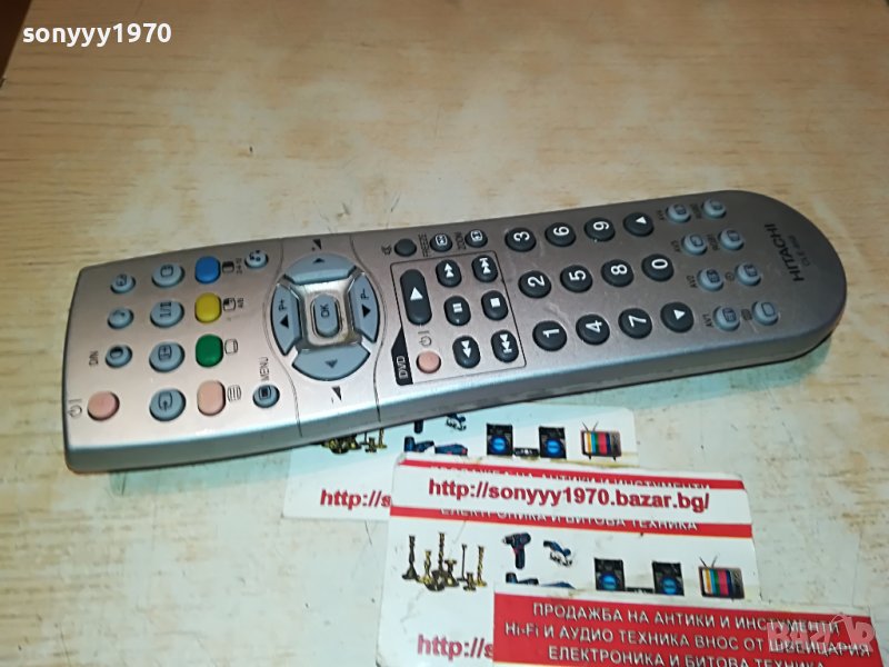 HITACHI CLE-958 TV/DVD REMOTE ВНОС SWISS 1101231040, снимка 1