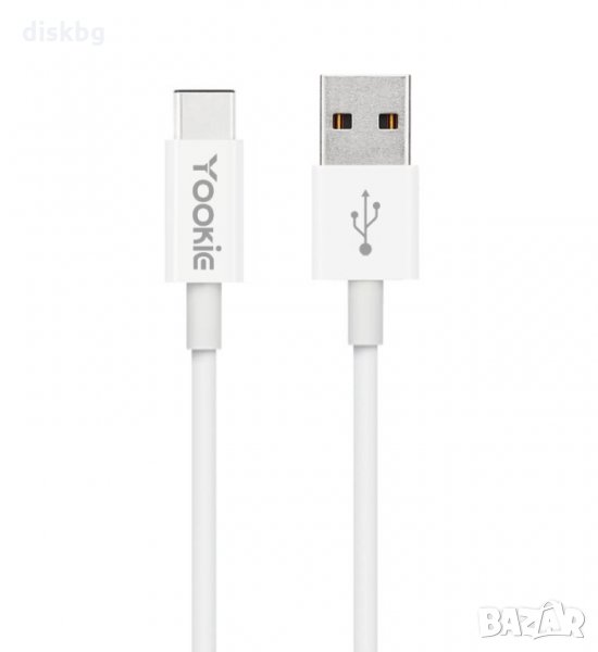 Нов кабел за данни от USB на Type C, 2.4А, 2 метра, снимка 1