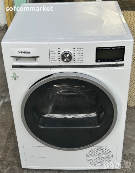 Сушилня Siemens iQ800 с термопомпа WT47Y701 iSensoric Premium, снимка 1
