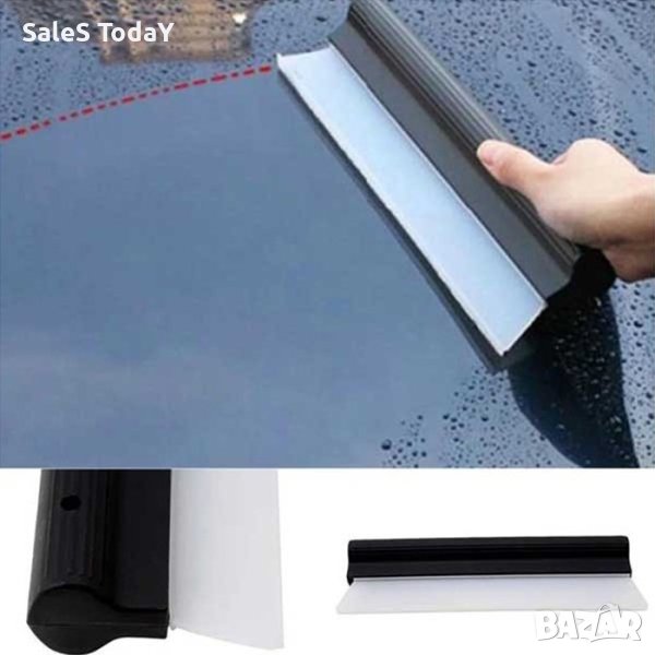 Силиконово перо за прозорци, четка за стъкла, 27см, снимка 1