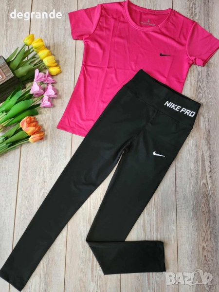 Спортен сет Nike Pro клин+тениска , снимка 1
