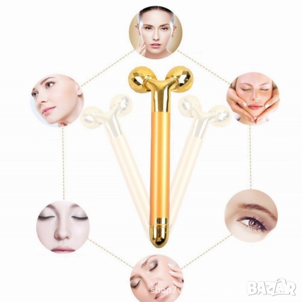 💛 Масажен стик за лице 24К , снимка 1