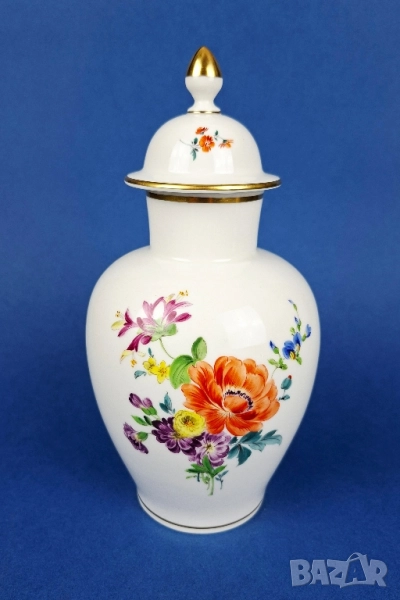 Ваза с капак - Meissen, снимка 1