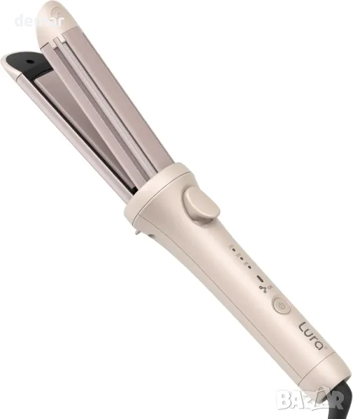 LURA Преса за коса и маша 2 в 1 Керамична йонна 25 мм Бързо загряваща маша, снимка 1