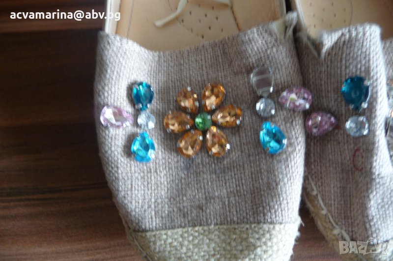 еспадрили с камъни № 40, снимка 1