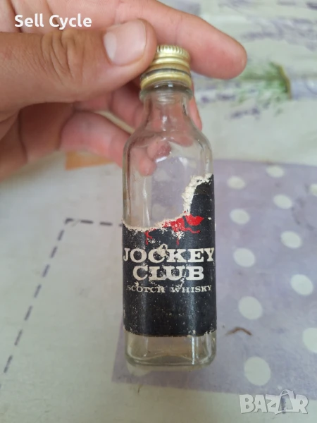 ✅ШИШЕНЦЕ ОТ УИСКИ JOKEY CLUB ВИНПРОМ - 50 МЛ.❗, снимка 1