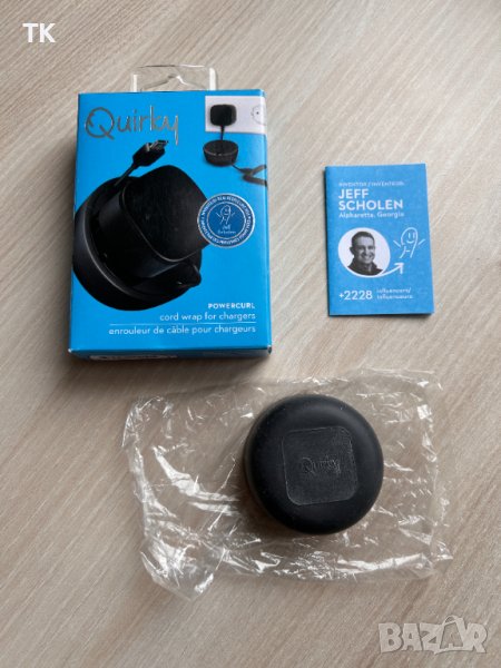 Продавам Quirky cord wrap for chargers /аранжор на кабел за зарядно/, снимка 1