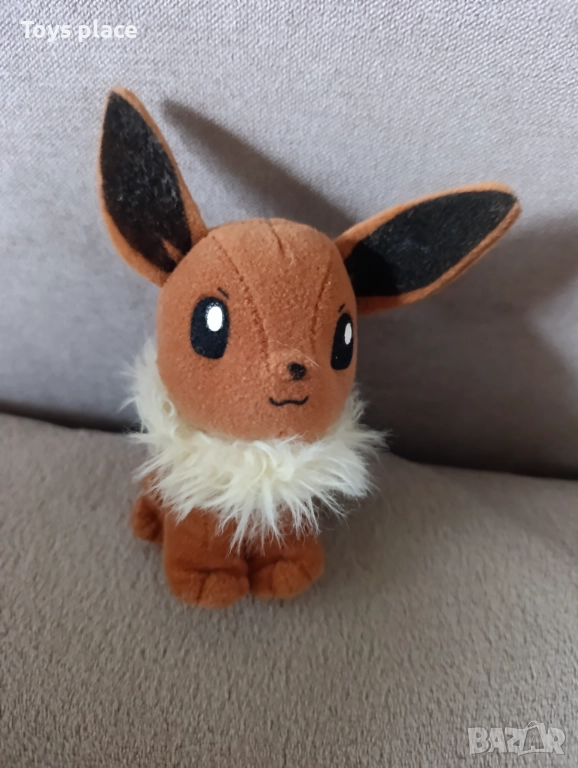 РЯДКА ВИНТИДЖ ПЛЮШЕНА ФИГУРКА NINTENDO POKEMON EEVEE ОТ 1998 Г, снимка 1