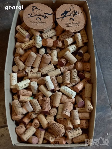 Колекция коркови тапи , снимка 1