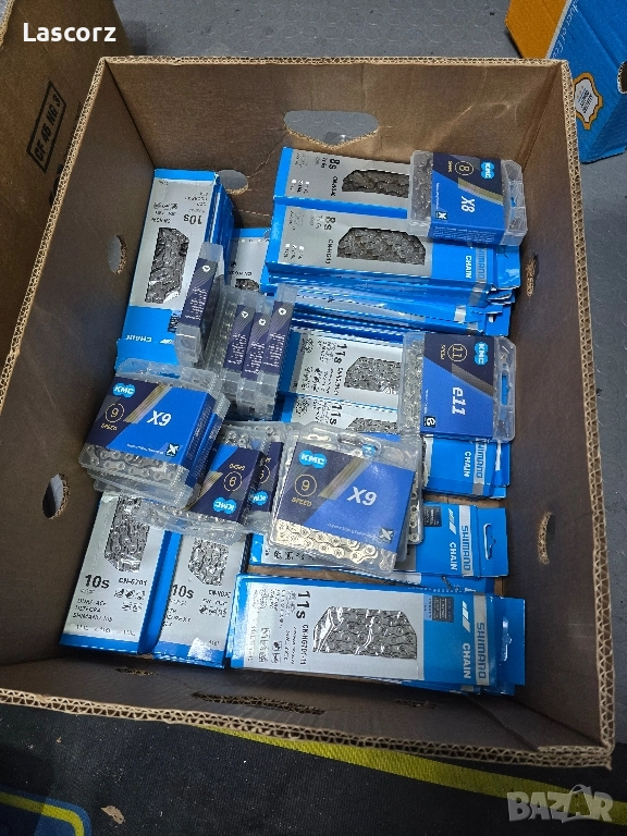 части,вериги,накладки,педали,парчета shimano, sram,tektro, снимка 1