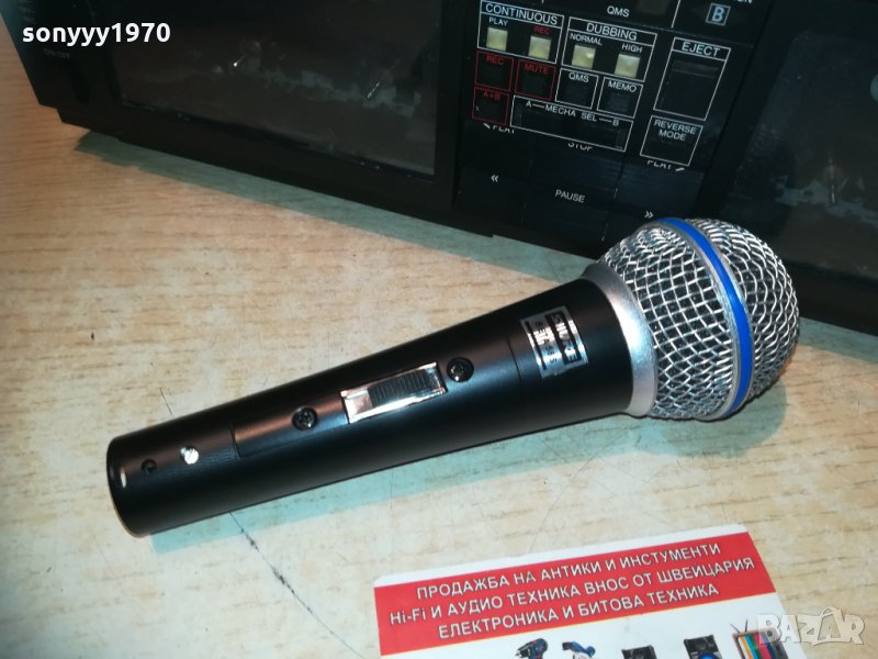 shure beta sm58s-profi microphone-внос швеицария 0803212105, снимка 1
