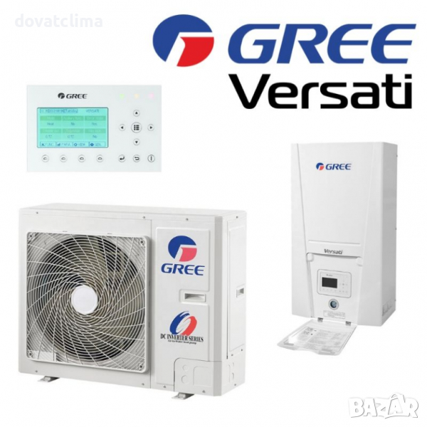 Термопомпена система GREE VERSATI III GRSCQ10Pd/NhH-E (220V), снимка 1