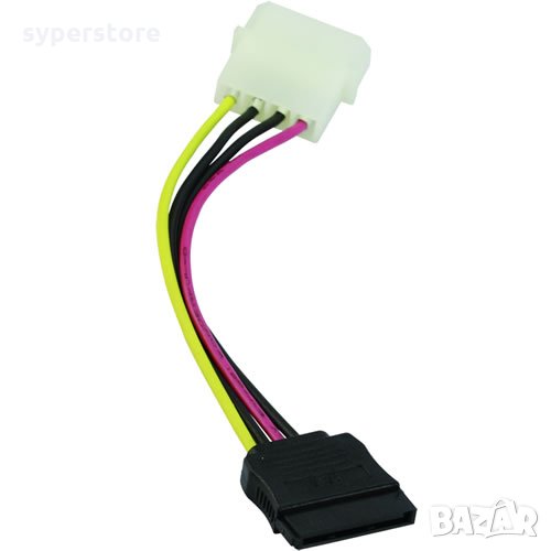 Кабел SATA захранващ към Molex 0.15m VCom SS001363 SATA Power-Molex M, снимка 1