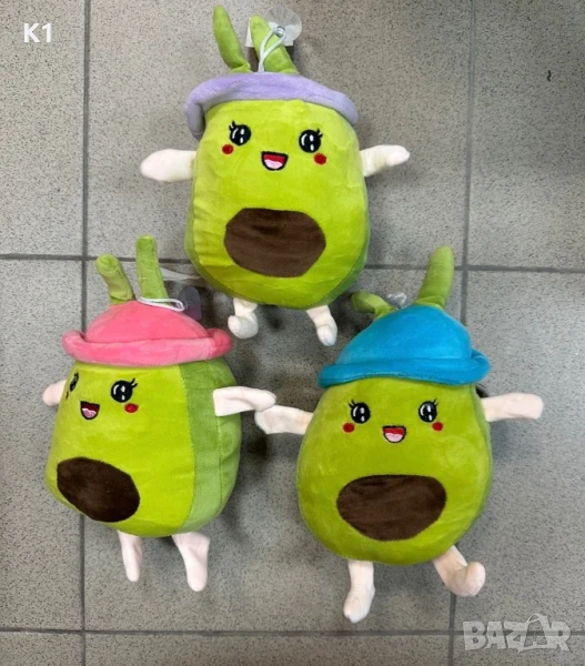 Плюшена играчка Авокадо 25см, Avocado, снимка 1