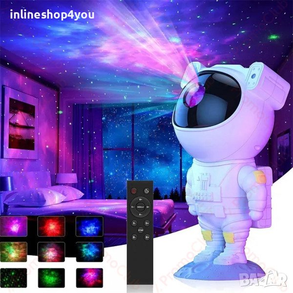 Лазерен проектор Интерстелар КОСМОНАФТ- звездно небе , снимка 1