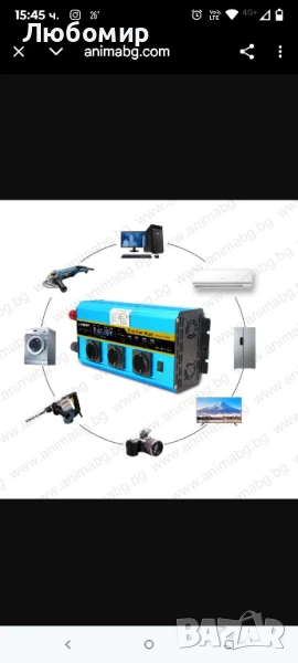 Инвертор с чиста синусоида 5kW 12V/24V към 220V

, снимка 1