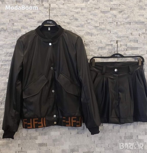 Дамски кожен комплект , снимка 1