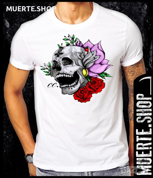 Тениска с щампа FIESTA SKULL, снимка 1