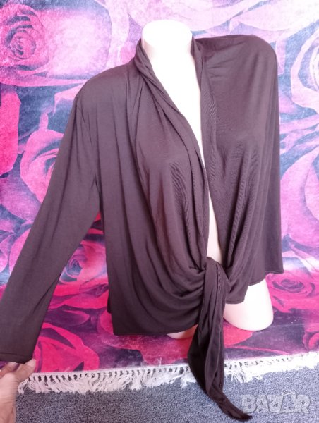 Ново кафяво болеро с 7/8 ръкав ХЛ, снимка 1