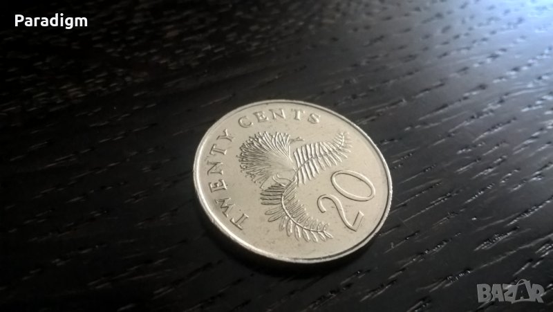 Mонета - Сингапур - 20 цента | 2006г., снимка 1