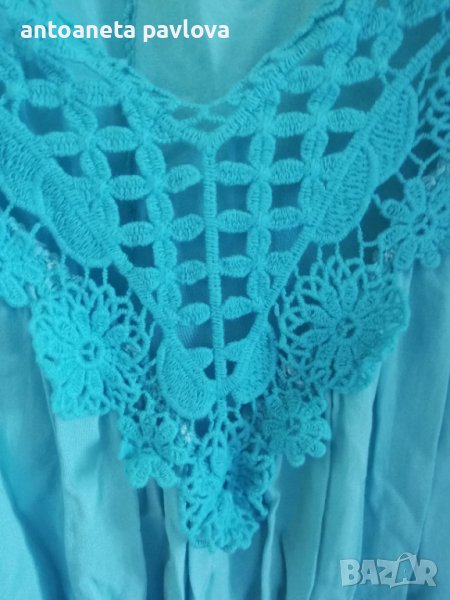 Макси туника с дантела, снимка 1