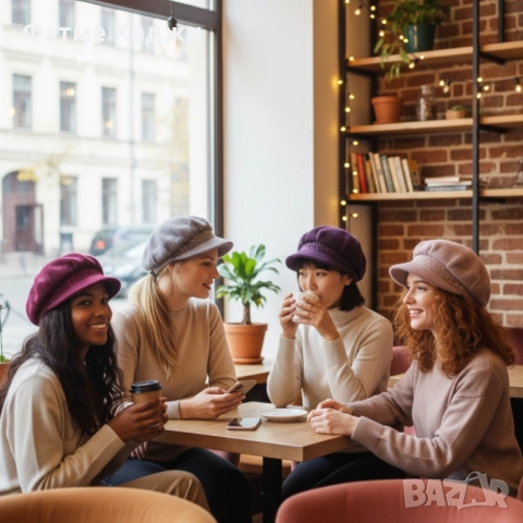 Дамски зимни шапки, снимка 3 - Други - 52663733