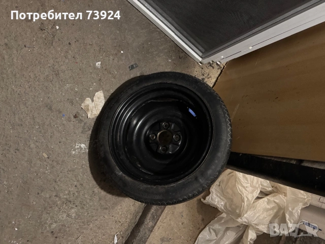 Резервна гума с джанта 105/70/14 69.1  4/100централен отвор за Дачия Рено, снимка 2 - Гуми и джанти - 53299836