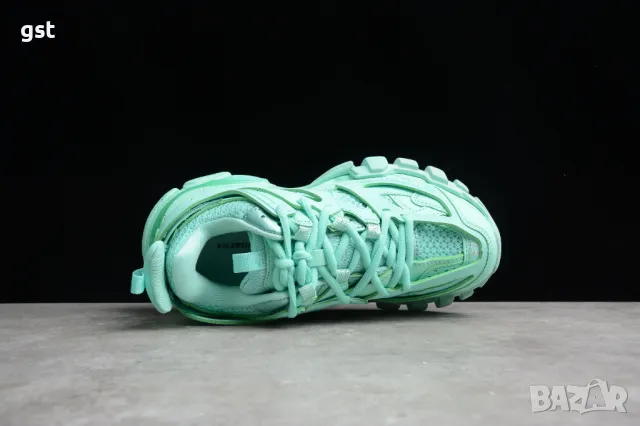 Редки Баленсиаgа Balenciaga Tiffany Green Track Sneakers Маратонки Унисекс , снимка 3 - Маратонки - 49930535