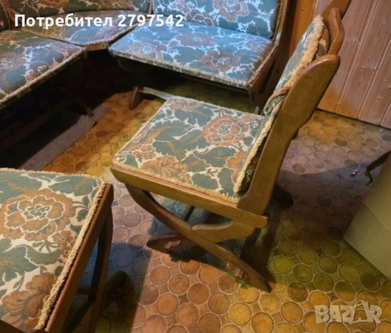 Кухненски ъгъл/ Ъглова пейка, снимка 4 - Дивани и мека мебел - 56430376